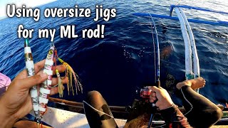 Using ML set up in 300m depth | New Fish Unlocked | 300g Resbak jig | Abu Garcia Vengeance