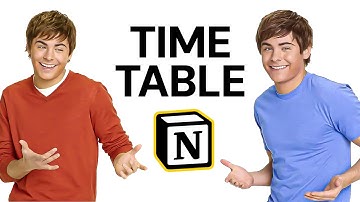 Make a Timetable in Notion (free Template)