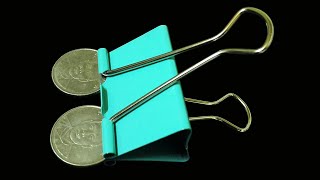 One of Best Magic Trick With Binder Clip