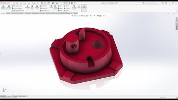 Thực Hành Vẽ Nhanh Solidworks 2021-Bai Tập 034