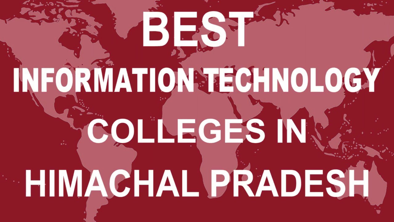 Best Information Technology Colleges in Himachal Pradesh - YouTube