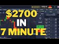 $2700 In 7 Minute With P.O Top Strategy - Binary Options Trading