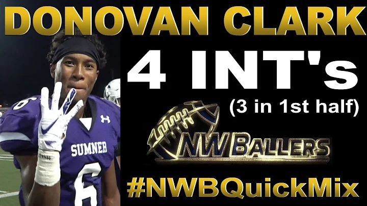 DONOVAN CLARK '20 DB Sumner HS (WA) - WEEK 6 #NWBQ...