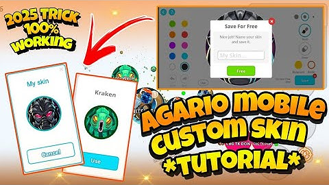 Agario custom skin tutorial | How to make my skin in agario #agario #agariomobile #agariolive