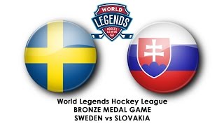 2017-04-09 Sweden vs Slovakia, Bronze Medal Game, World Legends Hockey League. Straubing (Germany)