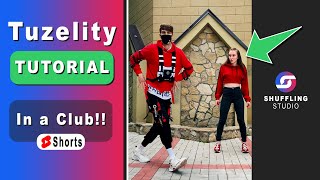 Best Tuzelity Dance Tutorial 2023 😱🔥 In a Club Shuffle Dance Tutorial on a viral TikTok Song 2023