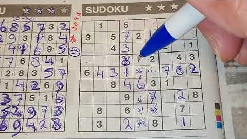 (#3043) Saturday. Four Stars Sudoku puzzle. Bonus Extra edition. 07-03-2021 Extra part 2 of 4