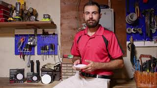 RAB Smooth and Baffle Edge Lit Wafer