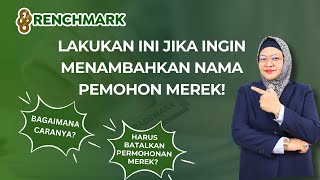 CARA MENAMBAHKAN NAMA PEMOHON MEREK