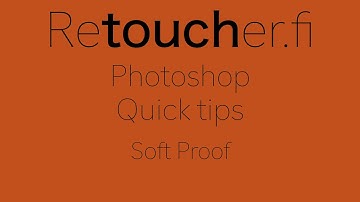 Photoshop Quick Tips Soft Proof