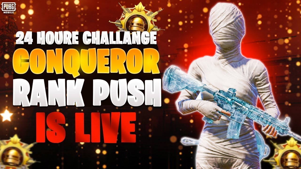 Live 🛑 Day 4 night / 24 hours Conqueror in Middle East | PUBG MOBILE ...
