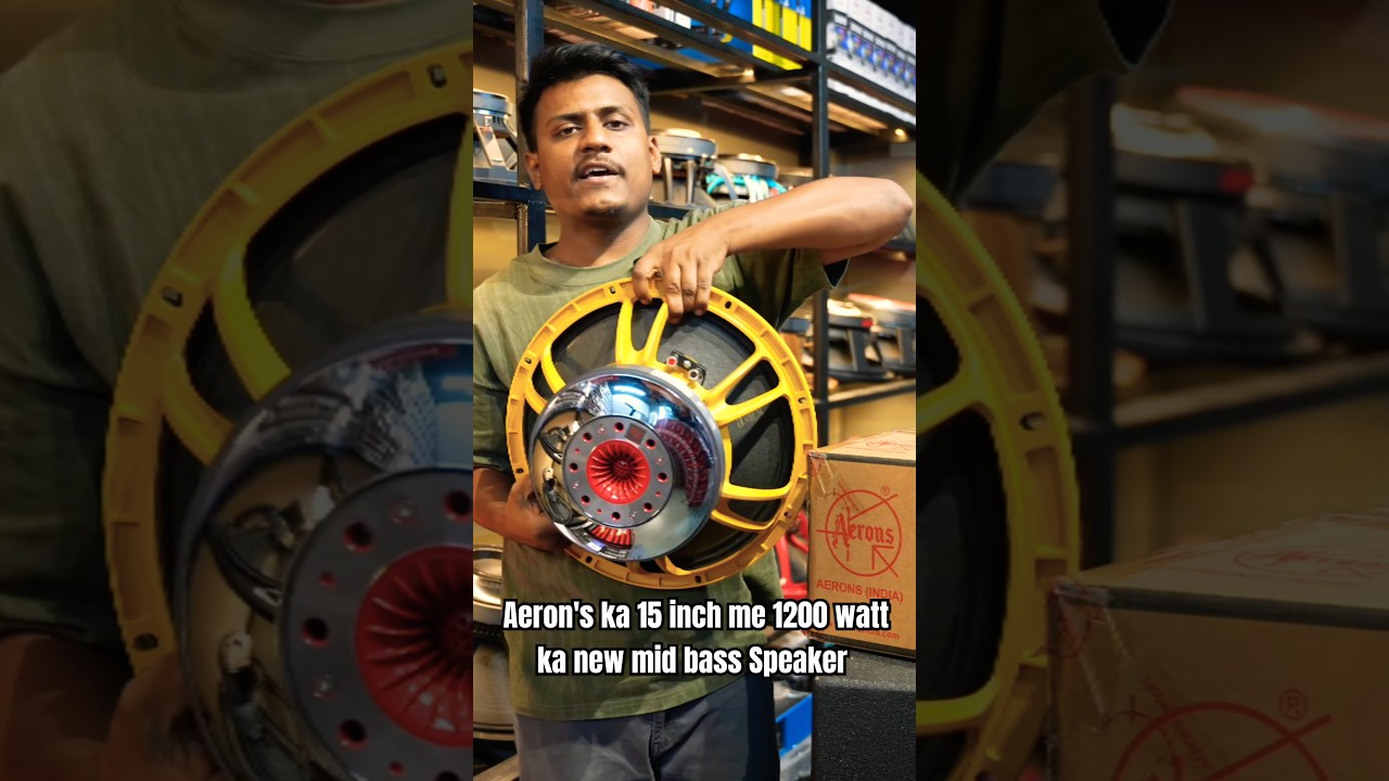 Aeron's ka New 1200 watt mid bass Speaker/Model no 15BM1200 