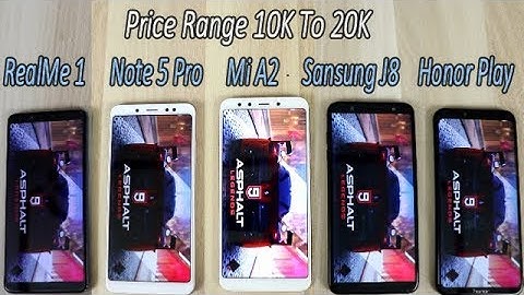 Xiaomi Mi A2 Vs Note 5 Pro Vs Honor Play Vs Samsung J8 Vs Realme 1 !! Speed Test Comparision !! HIND