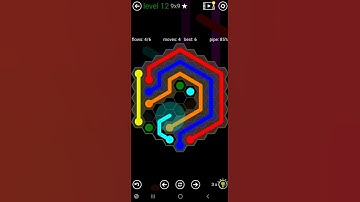 How To Solve Flow Free Hexes 9x9 Mania Level 12 Board Walk Through Solution Walkthrough