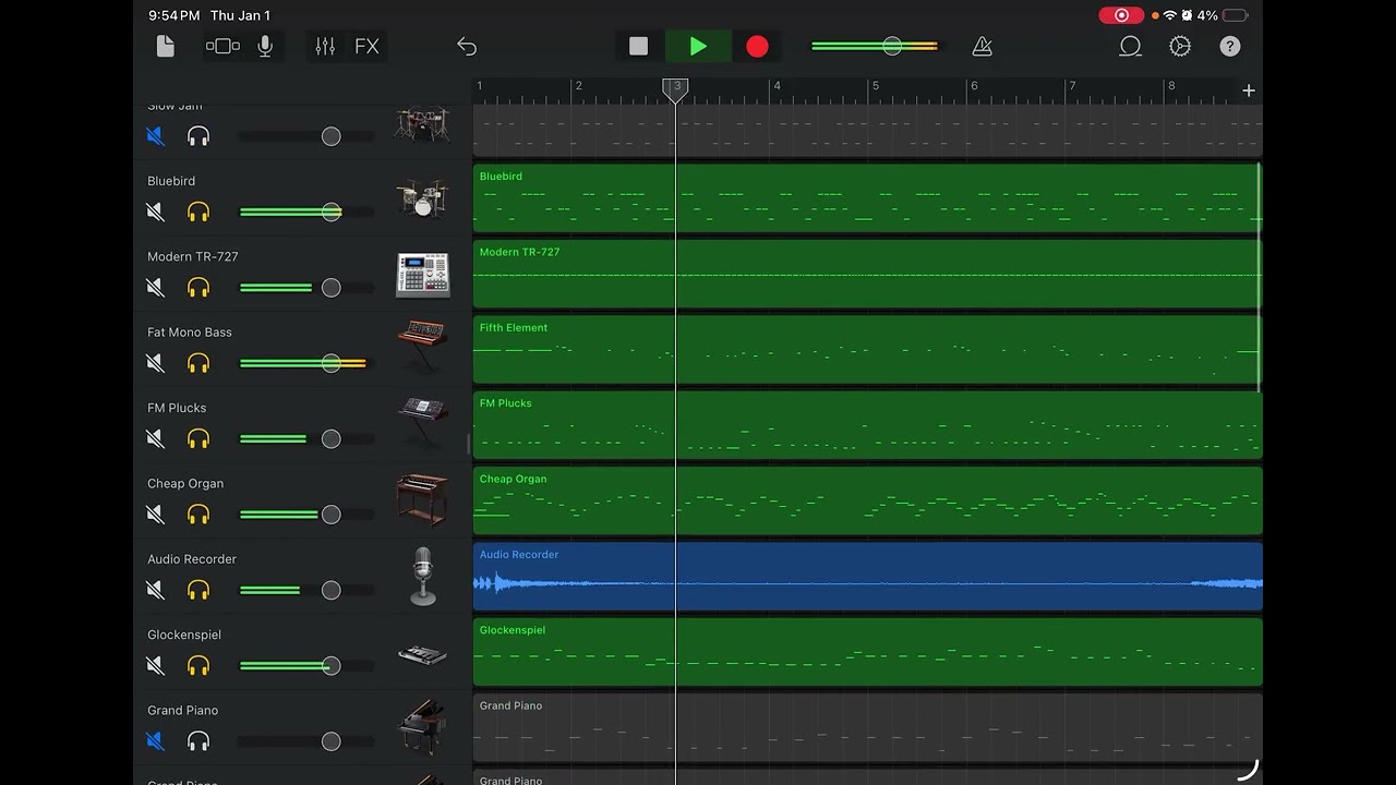 Sprunki pyramixed in GarageBand