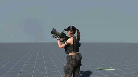 Cazador Missile Launcher animation set