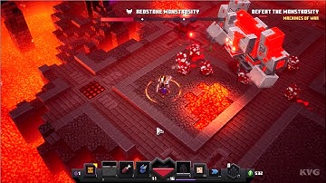 Minecraft Dungeons - Redstone Monstrosity - Boss Fight | Gameplay (PC HD) [1080p60FPS]
