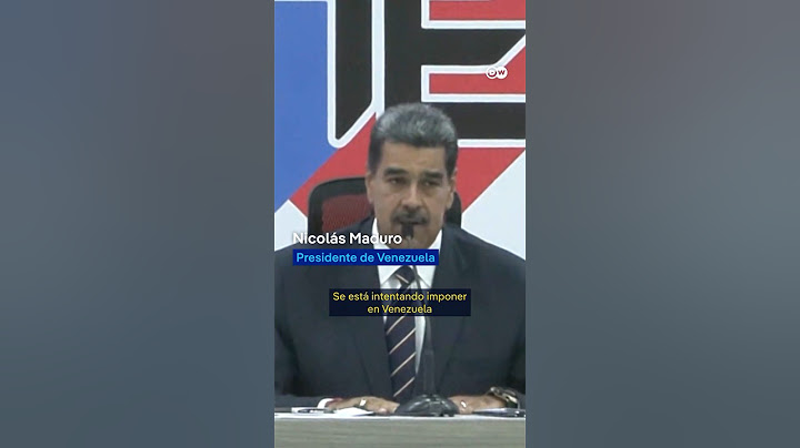 Maduro acusa a la posición de intento de golpe de Estado