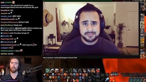 Asmongold Reacts to "Why It was Great - Vanilla WoW Dungeons" by Tips Out