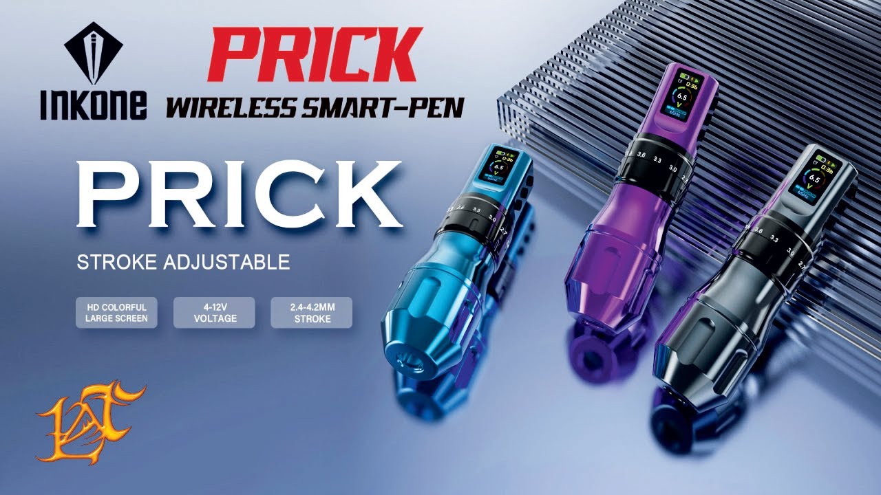 InkONE PRICK Wireless Stroke Adjustable Tattoo Pen CHANGES Everything | Line Art Tattoo