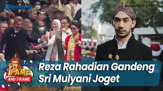 Reza Rahadian Gandeng Menteri Keuangan Sri Mulyani Joget Bareng - Fame & Frame