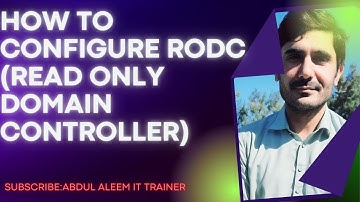 How to configure RODC