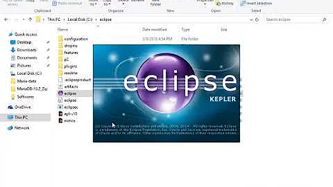 Eclipse Kepler Installation in Windows 10