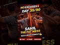 Fat To Fit Day-35 GYM #90dayschallenge #gymmotivation #motivation #fitnessjourney #sahilthefatmess