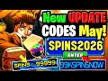 ⚠️Active!💥CODES⚠️ JUJUTSU INFINITE ROBLOX CODES - JUJUTSU INFINITE CODES IN MAY 2026 - JJI CODES