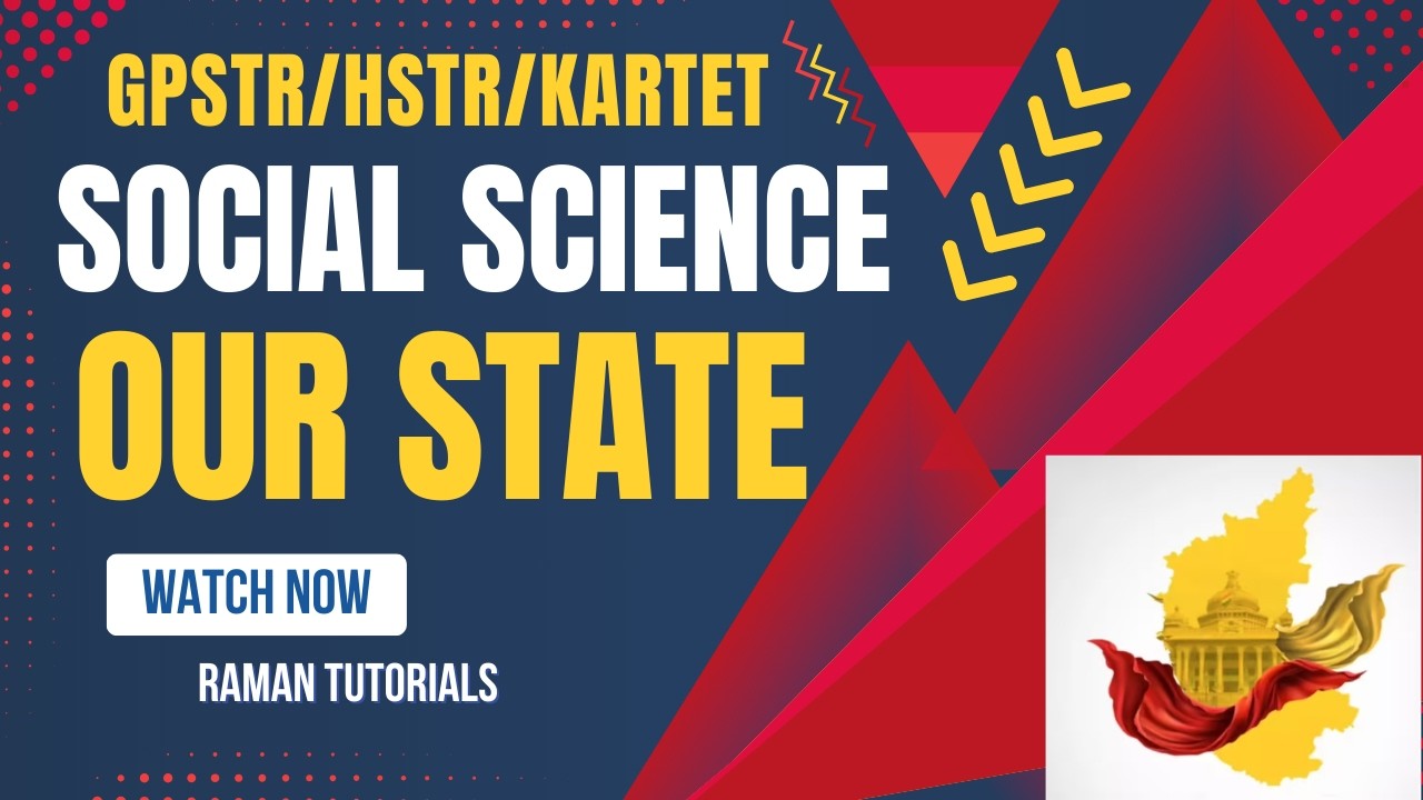 SOCIAL SCIENCE 6TH CLASS HISTORY :Our pride, Our state -Karnataka