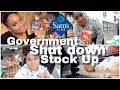 EMERGENCY FOOD STOCK UP DURING THE GOVERNMENT SHUTDOWN!