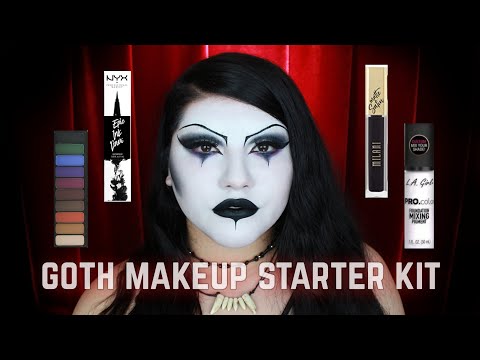 The Ultimate Goth Makeup Kit, Affordable and Cruelty Free!