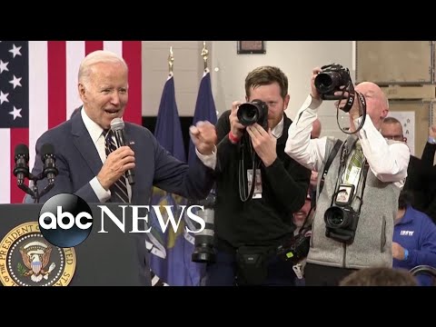 Biden reacts to US soccer team win at World Cup