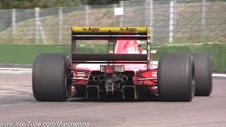 Subscribe! http://bit.ly/subscribetomarchettino - i have filmed a
group of historic v12 powered ferrari formula 1 cars during the 2018
minardi day trackday h...