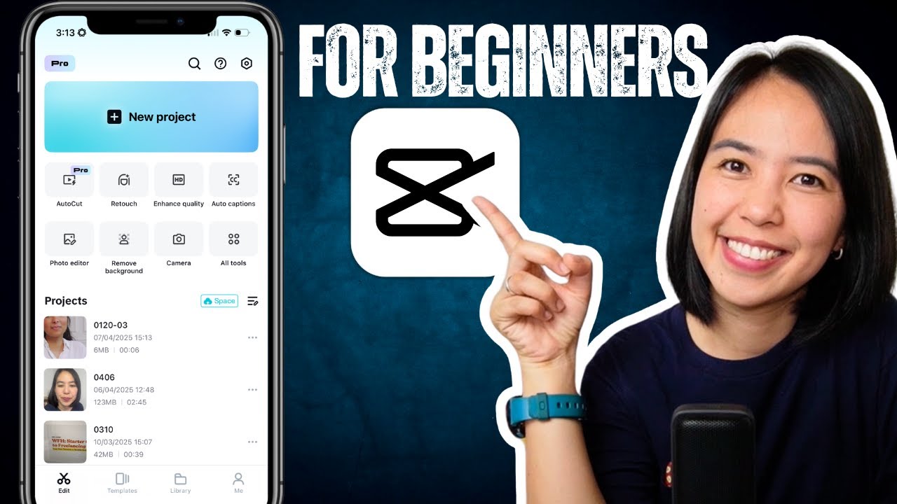 CapCut Mobile Video Editing Tutorial for Beginners 2025 - YouTube