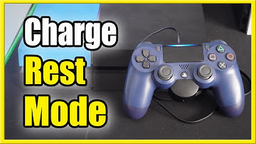 How to Charge PS4 Controller in REST MODE (Fast Method)
