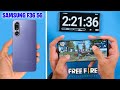 Samsung F36 5g Free Fire Test | Galaxy F36 5g FF Gameplay | Samsung F36 5g Gaming Test | Galaxy F36 