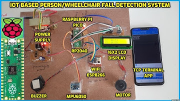 IOT Based Person/Wheelchair Fall Detection System Using Raspberry Pi Pico and MPU6050 Sensor