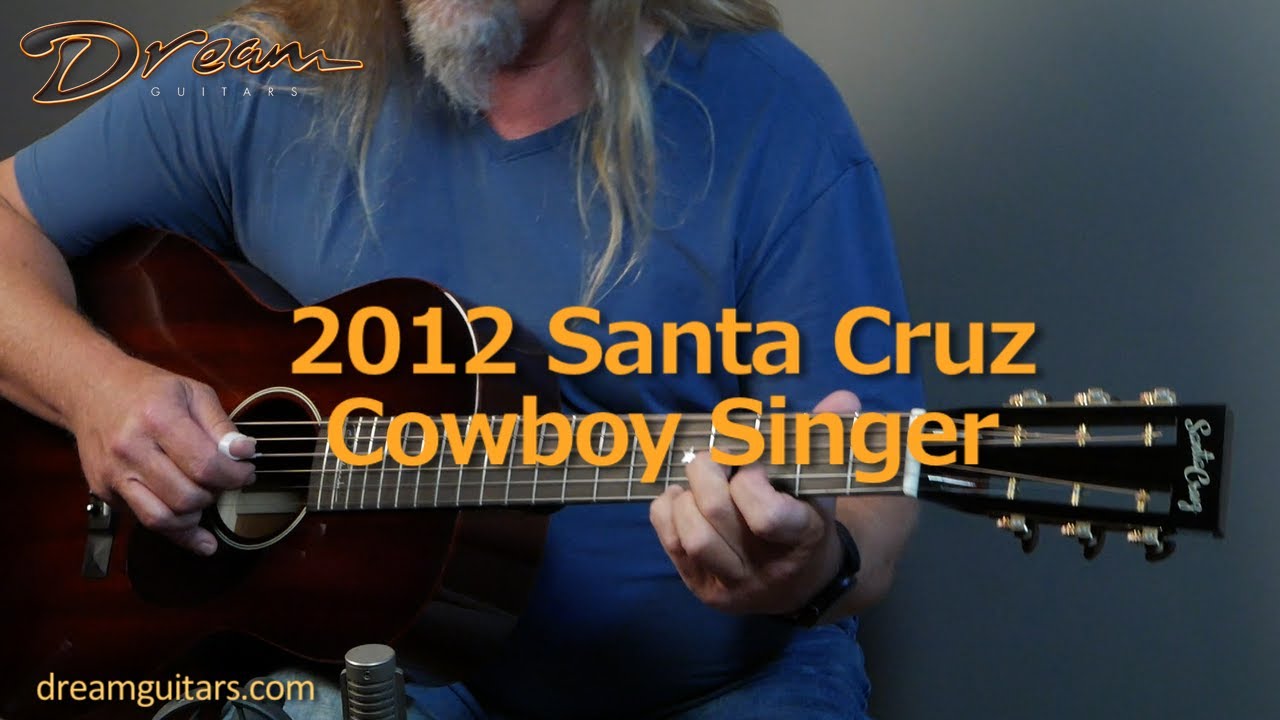 2012 Santa Cruz Cowboy Singer, All-Mahogany - Dream Guitars
