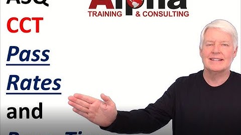 ASQ CCT Pass Rates and Time Estimates
