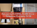 Avis sur la ALCATEL XL685 Voice - Téléphone Fixe sans Fil DECT Senior Format XL avec Répondeur - Écr
