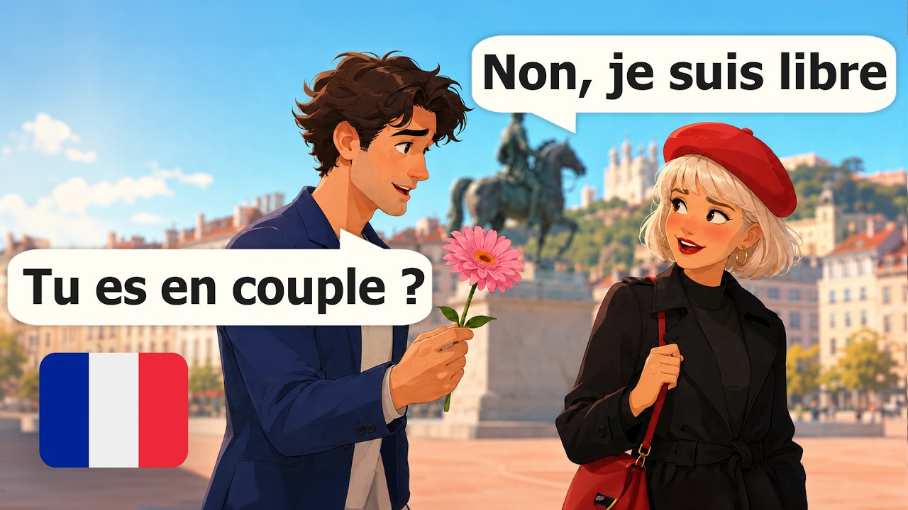 Learn French with Easy Dialogues (A1-A2) Greetings and Dating
