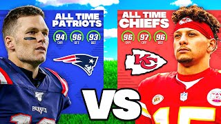 AllTime Patriots vs. AllTime Chiefs