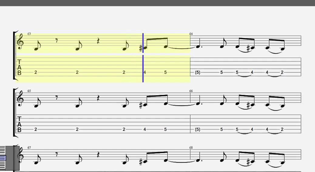 Satisfaction bass tab