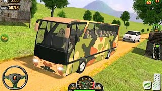 Army Soldier Bus Driving Simulator - Offroad US Transport Duty | Indian Army Bus Simulator Game screenshot 3