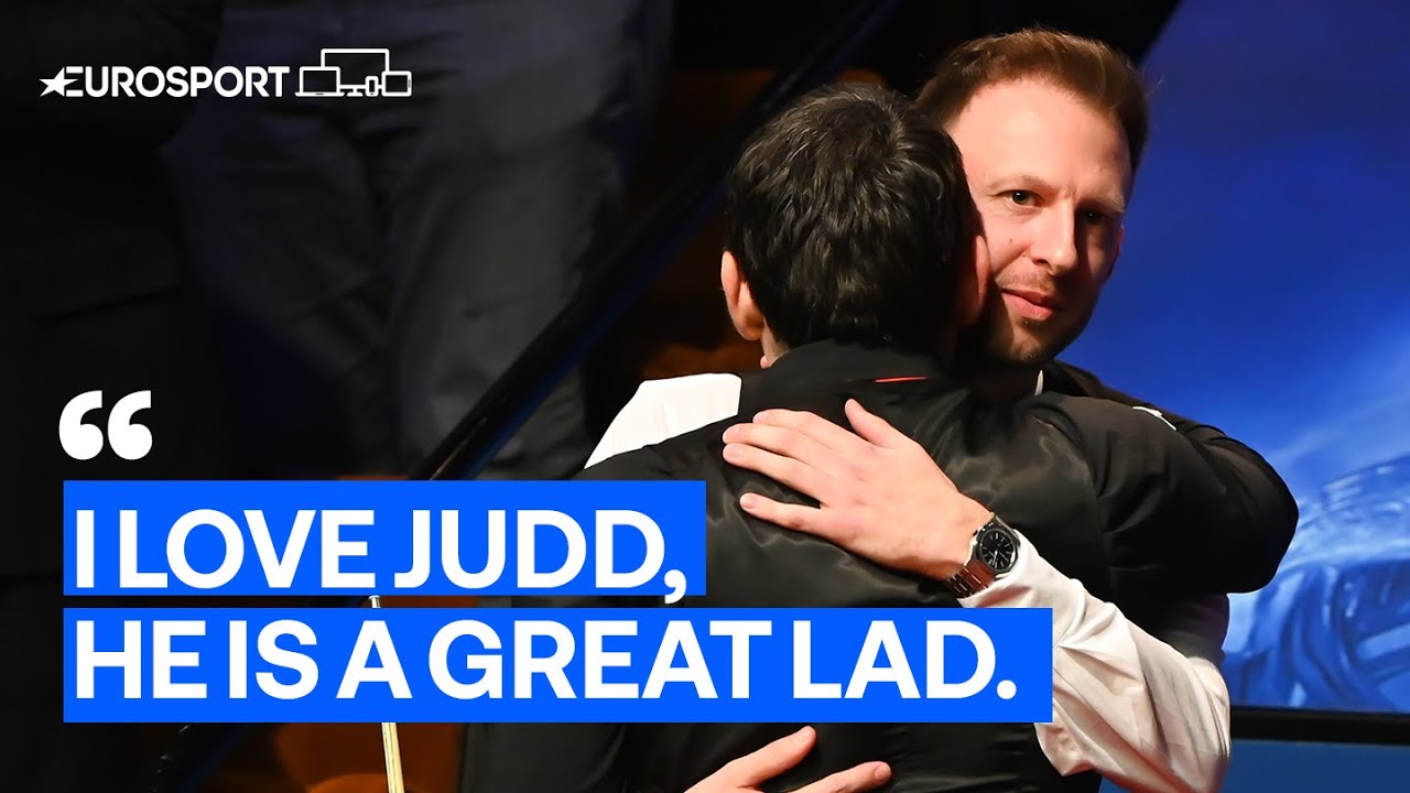 Emotional Ronnie OSullivan on beating Judd Trump at the World Championship Eurosport Snooker
