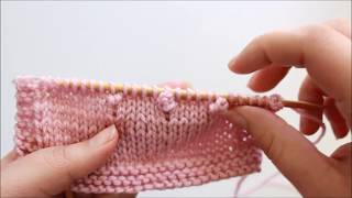 How to Work a Popcorn Stitch, Knitting Stitch Tutorial