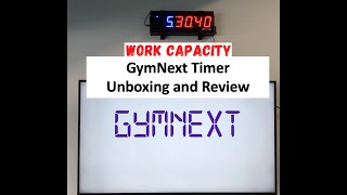 GymNext Unboxing and Review   Gym Timer