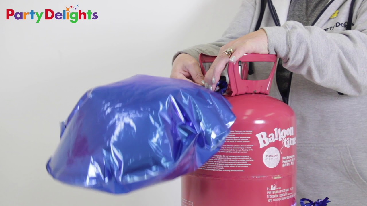 How to Inflate Tank with Helium - Balloon Time