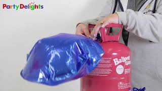 How to Use a Helium Canister with Foil Balloons